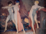 russell flint artemis and chione print